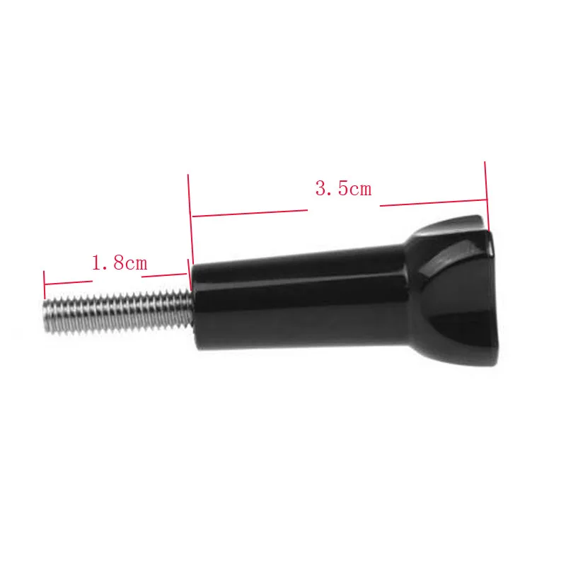 2pcs Long Thumb Knob Bolt Nut Screw for GoPro Hero 5 4 3 2 SJCAM SJ4000 SJ5000 Base Mount Chest Helmet Head Strap Buckle Holder