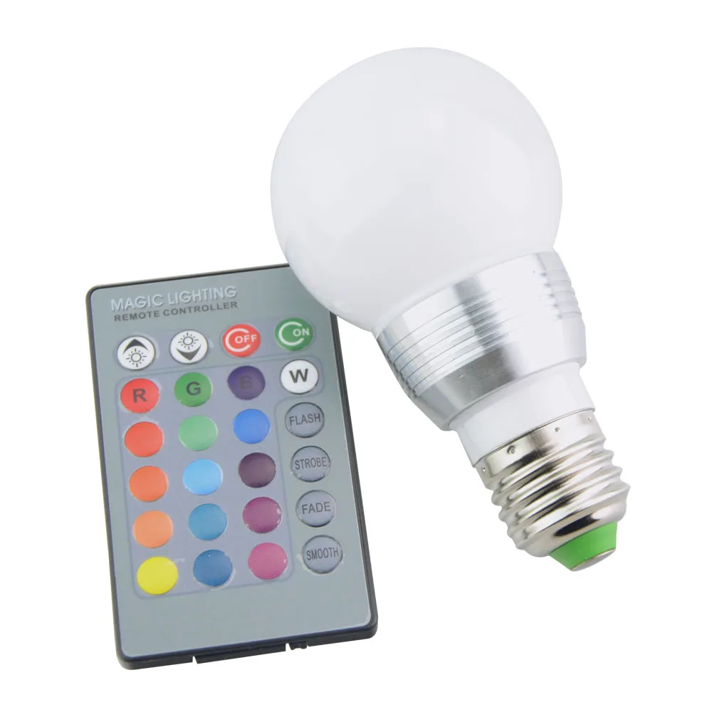 E27 E14 LED 16 Farbwechsel RGB Magie Glühbirne Lampe 85-265V 110V 120V 220V RGB Led Licht Scheinwerfer + IR Fernbedienung