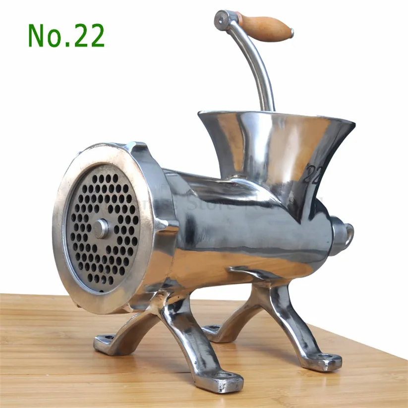 22# Heavy Duty Hand Operated Meat Grinder Beef Sausages Maker Household Manual Meat Mincer