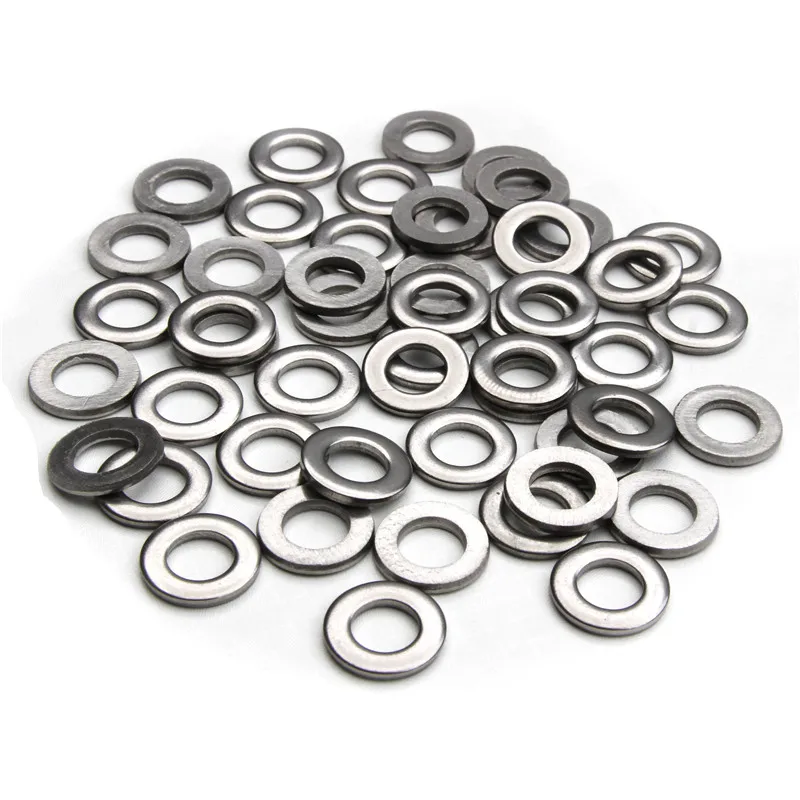 304 Rvs M6 50 Stuks Platte Machine Wasmachine Plain Washer Bolt Voor Hardware Accessoires Kit