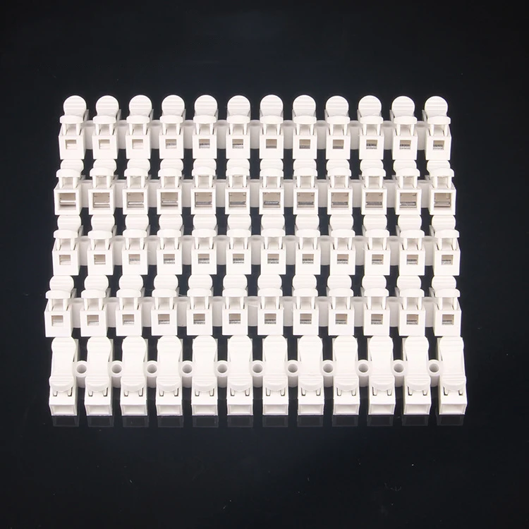 5pcs/lot 12p Spring Wire Quick Connector Splice L18 Clamp Terminal No Welding No Screw Cable 12 Way Led Strip CH-12