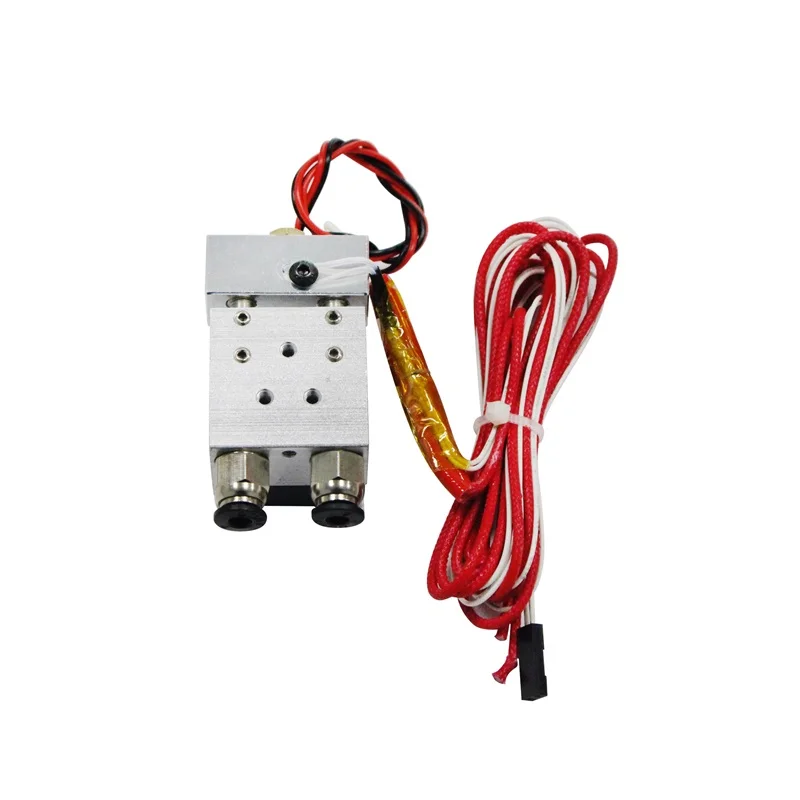 3D phụ kiện máy in Duy Nhất-đầu pha trộn màu sắc và đùn kit Hai trong một ra Hai màu đầu in sưởi ấm hot end