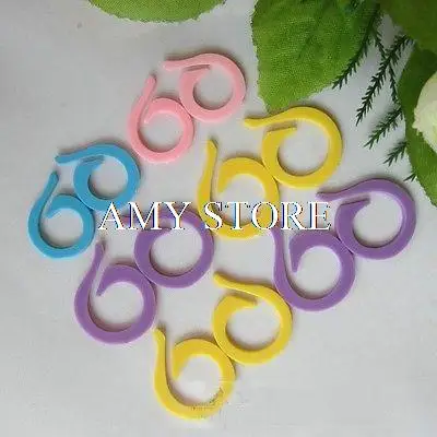 100pcs เปิด Stitch MARKER,ถัก/โครเชต์แถวผู้ถือ,2 ขนาด/สีผสม,เครื่องมือหัตถกรรม