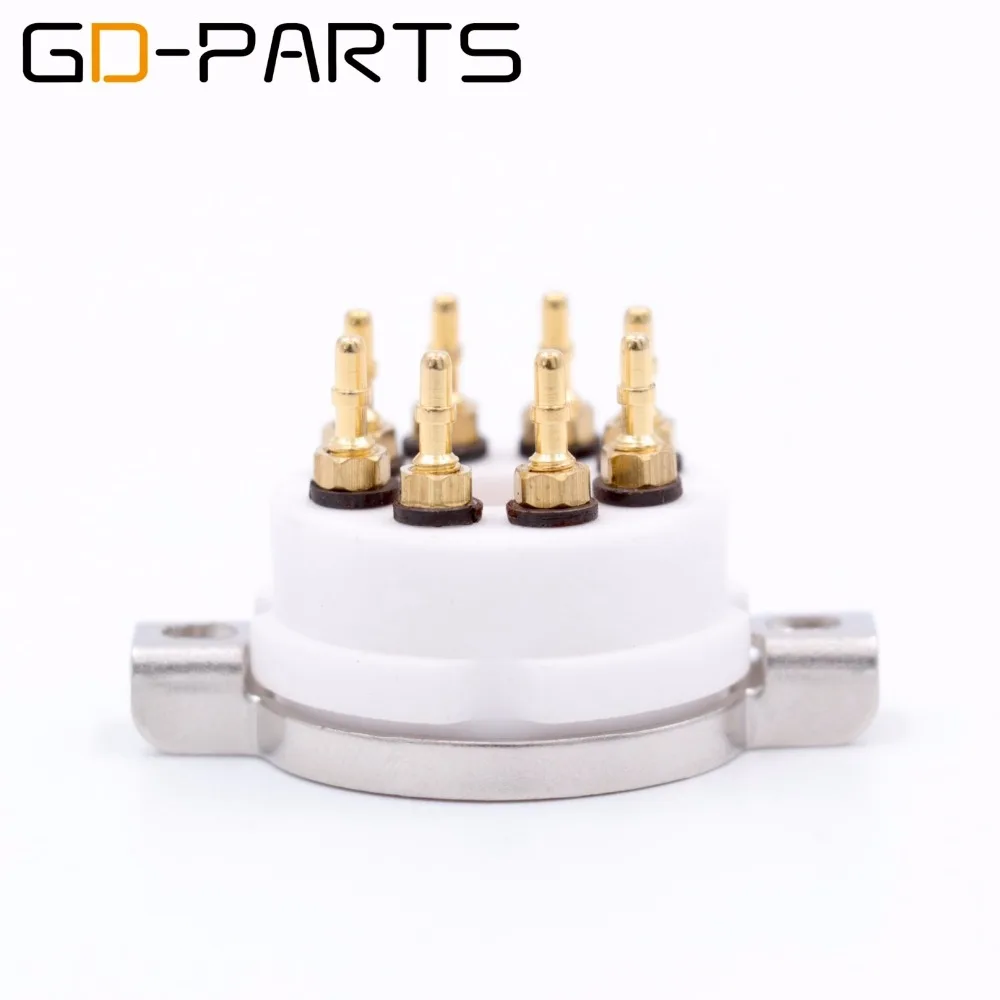 8Pin Octal Ceramic Tube Socket Valve Tube Base For EL34 KT88 6550 6L6 GZ34 5881 274B 5AR4 Vintage Tube AMP Hifi Audio DIY