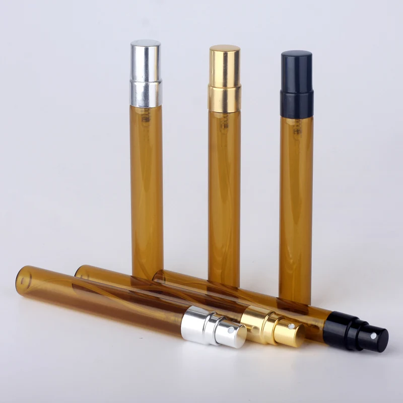 20pcs/lot 3ml 5ml 10ml Portable Mini Refillable Perfume Bottle Empty Metal Spray Bottle Perfume Bottles Atomizer Container