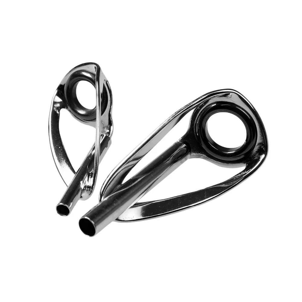 THKFISH 55pcs Fishing Rod Guides Top Tip Repair Set 2mm-18mm Spinning Ceramics Ring Fishing Rods Top Tips Replacement Kit