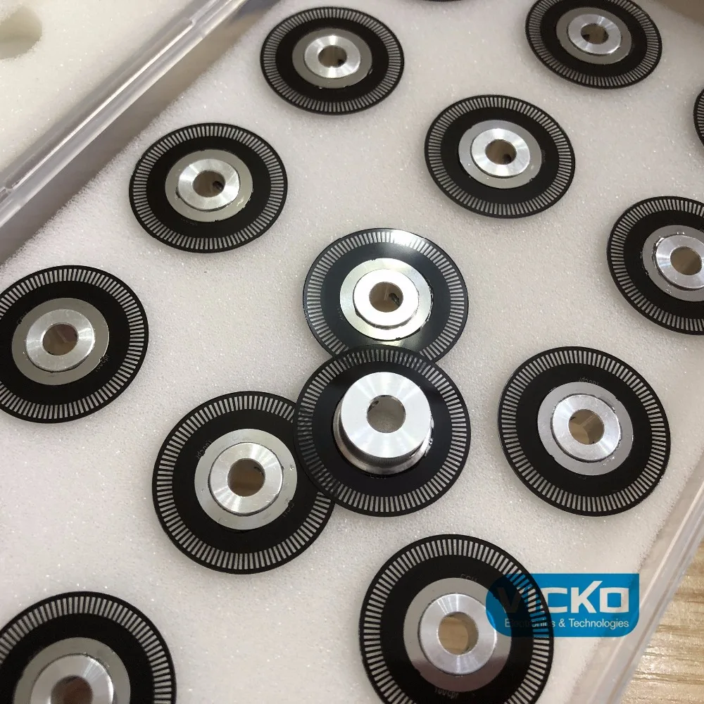 Plastic shell for encoder HEDS-9140#H00 H9140 HEDS-9140 10pcs + Plastic disc 10pcs 400cpr 25.4mm outside 6mm inside