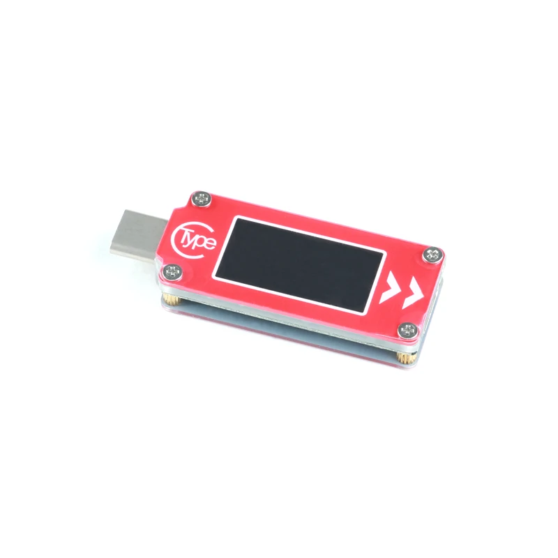 TC64 USB Voltmeter ammeter voltage current meter multimeter battery PD charge power bank Type-C color LCD USB Tester