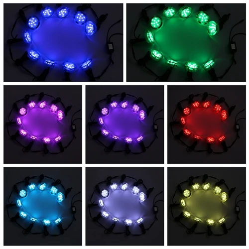 QACA LED-deklamp 2,5 W IP67 waterdichte verzonken inbouwverlichting kits tuin trappen pad buitendecoratie 10 stks/set B107-10