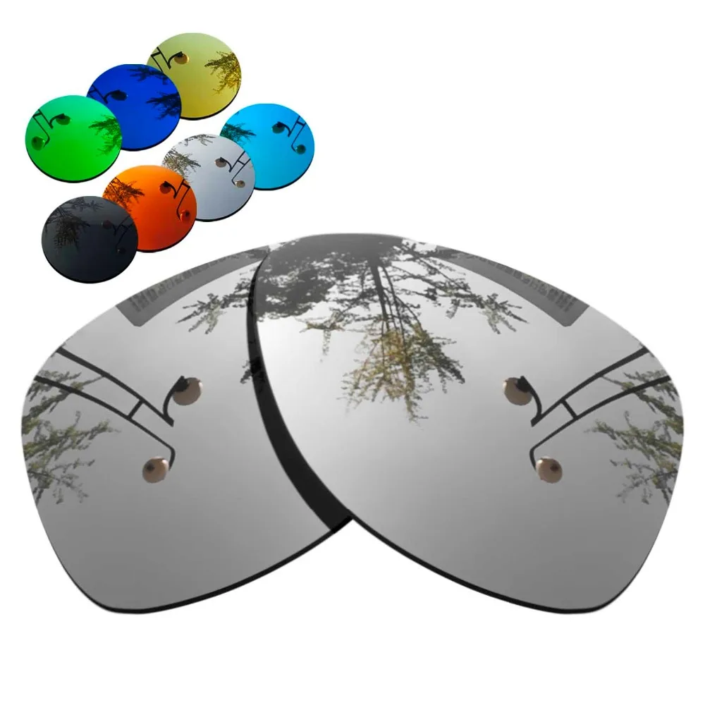 

100% Precisely Cut Polarized Replacement Lenses for Scar Sunglasses Chrome Mirrored Coating Color- Choices