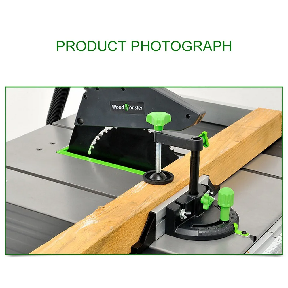 Tavolo Seghe Speciale Angolo di Pusher Durevole FAI DA TE Falegname Lavorazione Del Legno Angolo Push Righello Tavolo Seghe Mitra Manometro In Alluminio Strumento