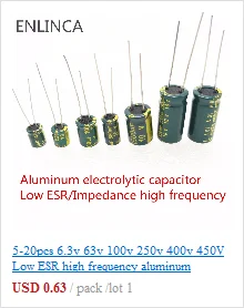 5 teile/los 400V22UF hochfrequenz niedriger impedanz 400V 22UF aluminium-elektrolytkondensator größe 10*17 T22 20% – Detail 14