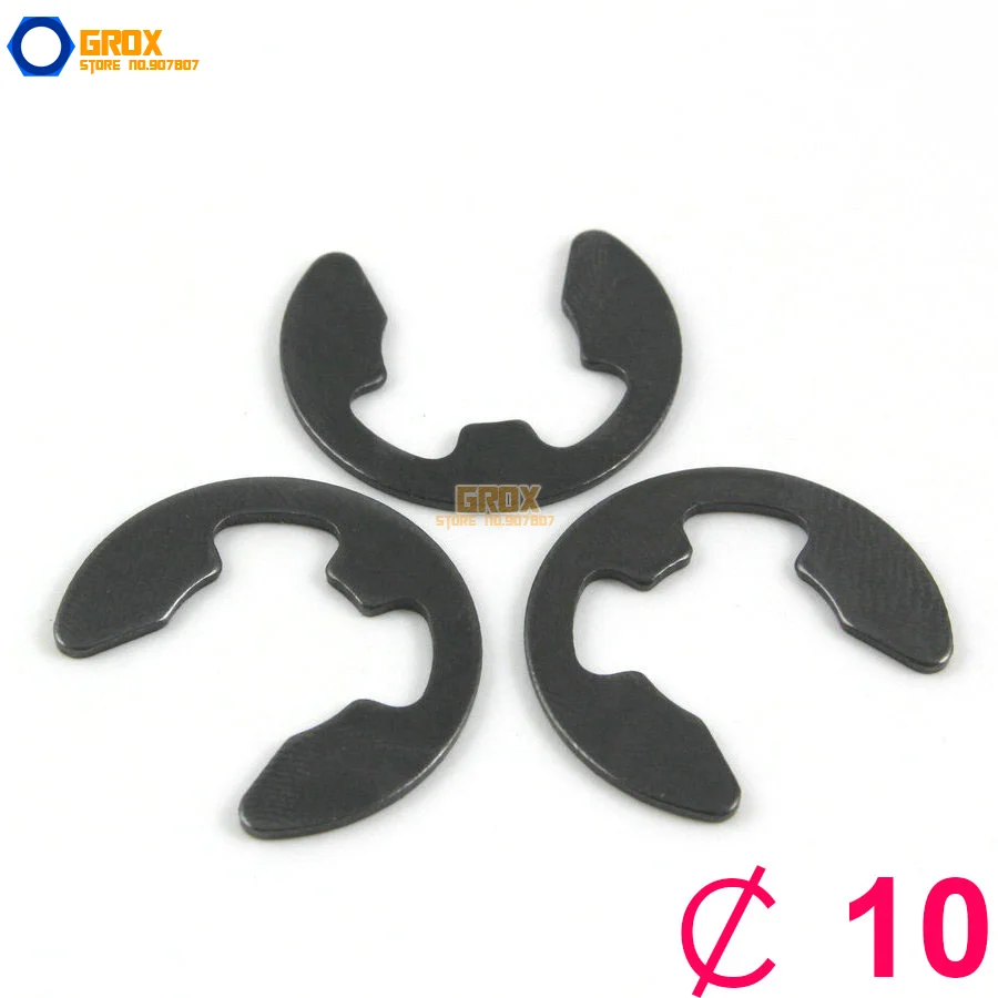 

200 Pieces 10mm Steel E Circlip Retaining Ring