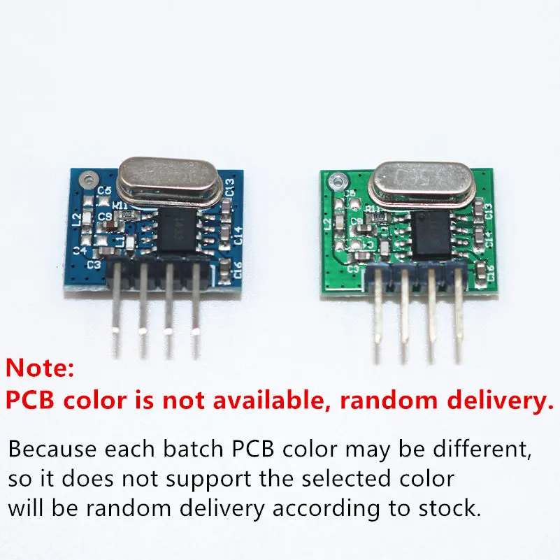 1piece superheterodyne 433mhz RF Wireless Transmitter Module Small Size Low Power for remote control adruino diy kit