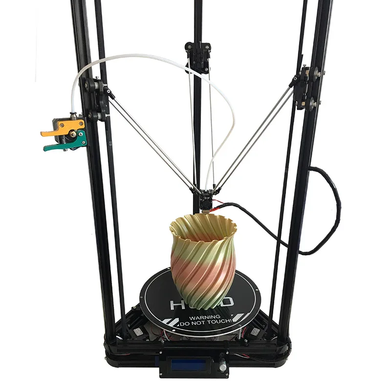 K280 Kossel Delta 3D printer DIY, ceramic 3D printing upgrade kit with large size, fast speed, automatic leveling, heated bed, s