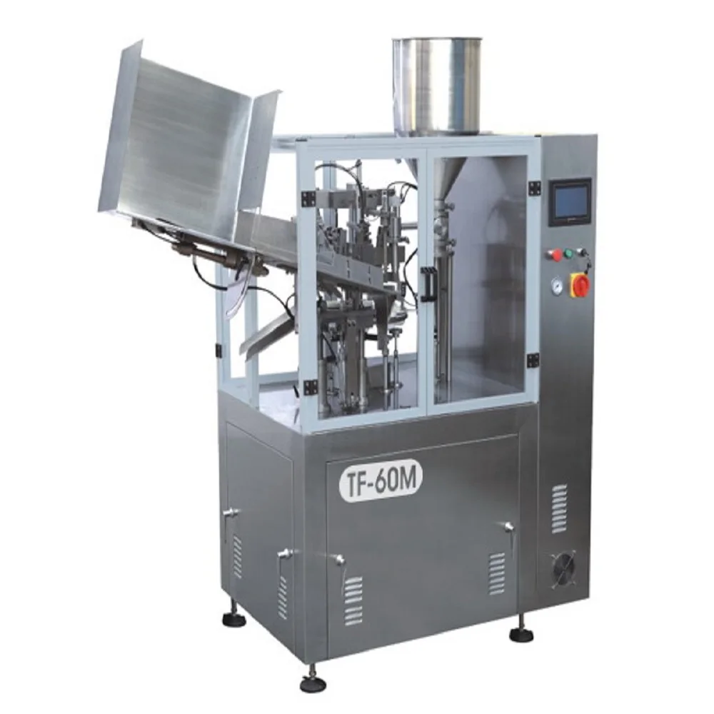 새로운 hight qualiay 220 v NF-60B 완전 자동 화장품 튜브 실러 알루미늄 플라스틱 튜브 씰링 기계