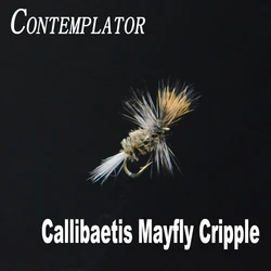 CONTEMPLATOR 5pcs/box 16# Callibaetis Mayfly Cripple emerging mayflies dry fly lures artificial fly fishing false flies bait