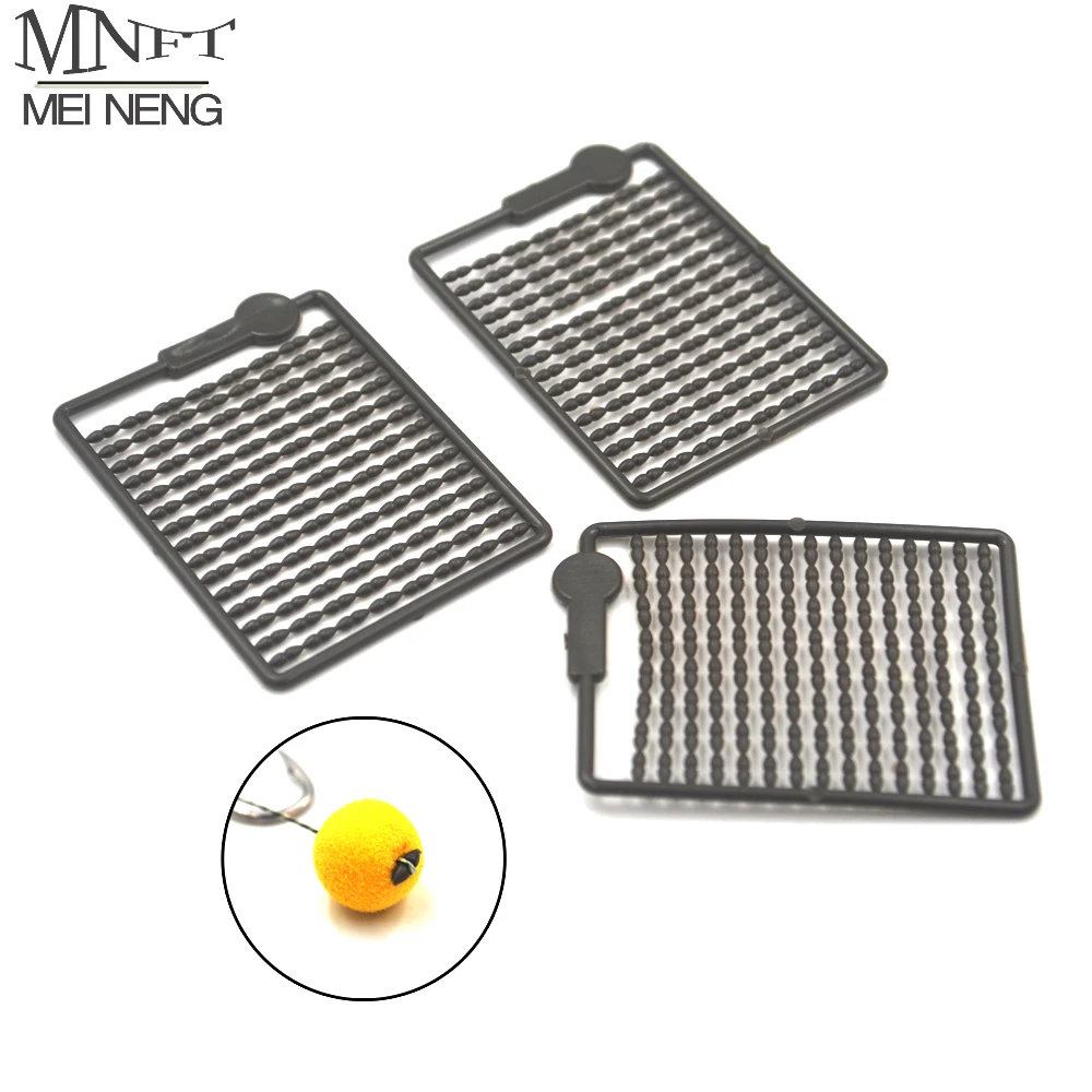 MNFT 5Cards(600 Pcs) Carp Fishing Hair Rig Boilie Bait Lure Dumbell Stops Stoppers Lure Fish Extender