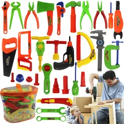 49 pièces/ensemble outils de jardin, jouets pour enfants, outil de réparation, plastique environnemental, jeu de simulation, outils d'entretien, jouets cadeaux