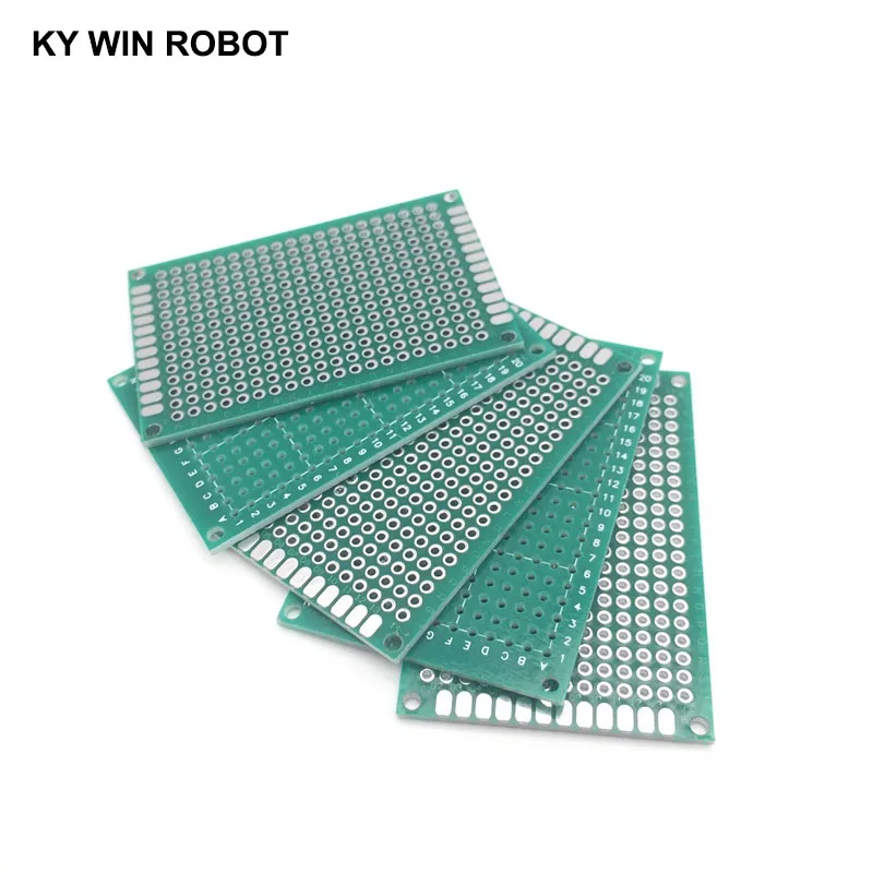Picture 4: 5pcs 4x6cm 40x60 mm Single Side Prototype PCB Universal Printed Circuit Board Protoboard For Arduino