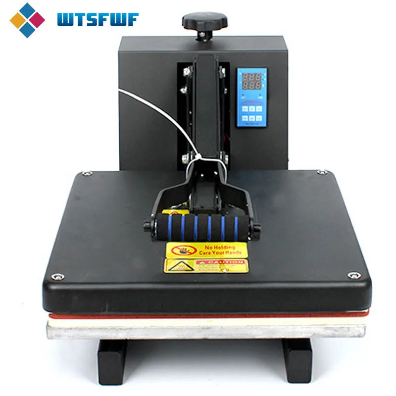 Fastshipping Wtsfwf 40*60CM High Pressure Heat Press Printer Machine 2D Thermal Transfer Printer for Tshirts Cases Pads Printing