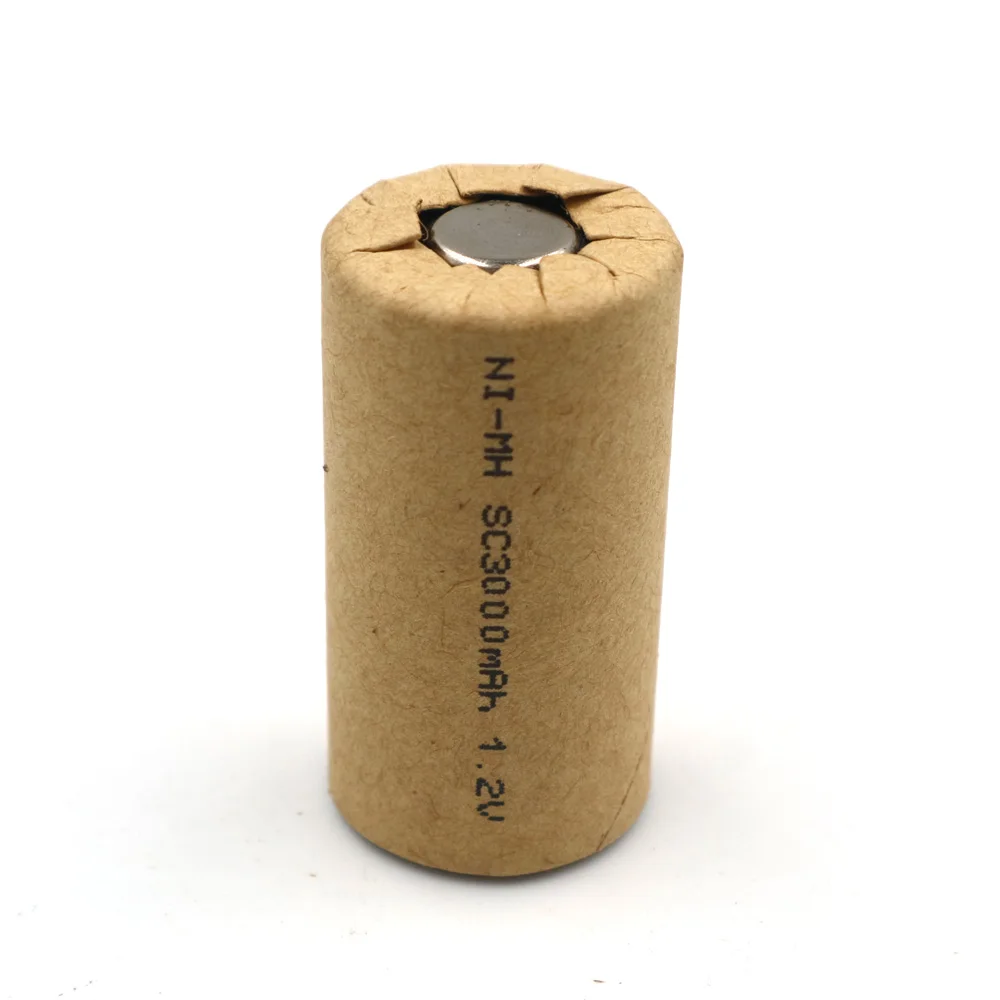 Ni-Mh SC3000mAh 1pcs SC3.0Ah NIMH Power Cell Rechargeable Battery Cell Power Tool Battery Cell Discharge Rate 10C-15C