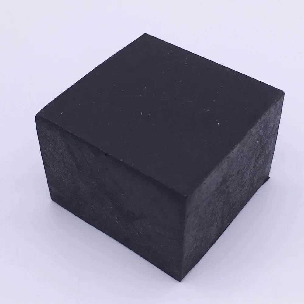 Wkooa 20x20mm Rubber Feet Bumpers Rubber Pads Square Bushings for Furniture Steel Pipe Chair Black Pack 50