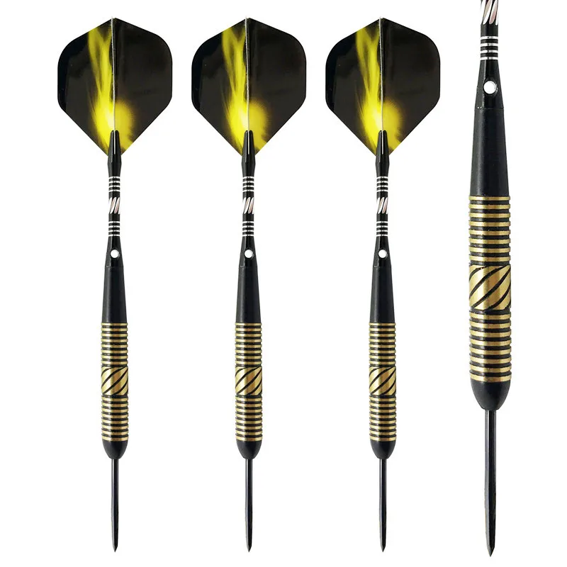 23g Professional Steel Tip Darts Brass Needle Dart High Quality 6pcs/sets Nice Flight for shanks for darts Dartboard