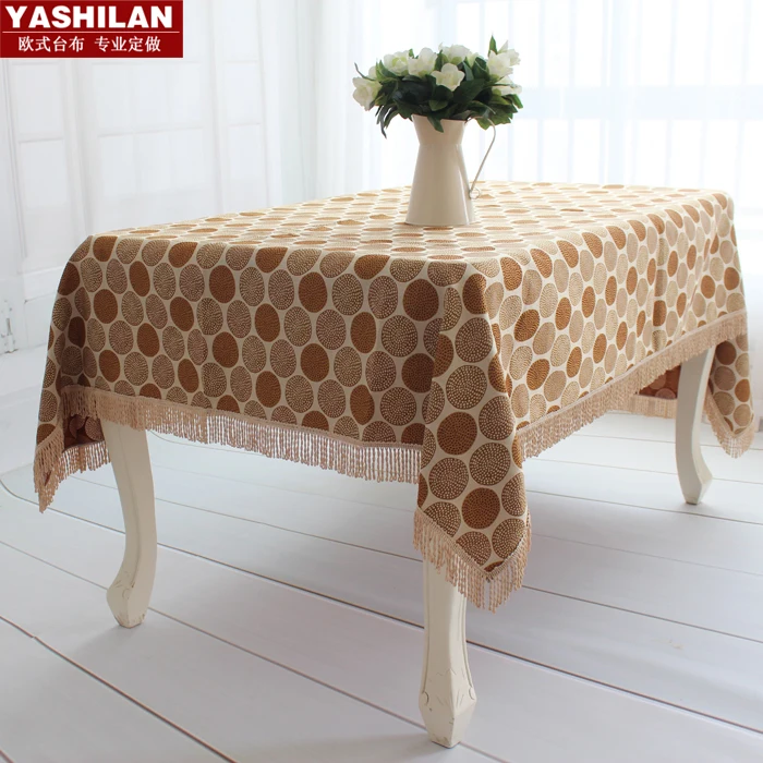 Cheap high-end European luxury fashion square table Bubu arts neoclassical fashion pastoral coffee table cloth table runner