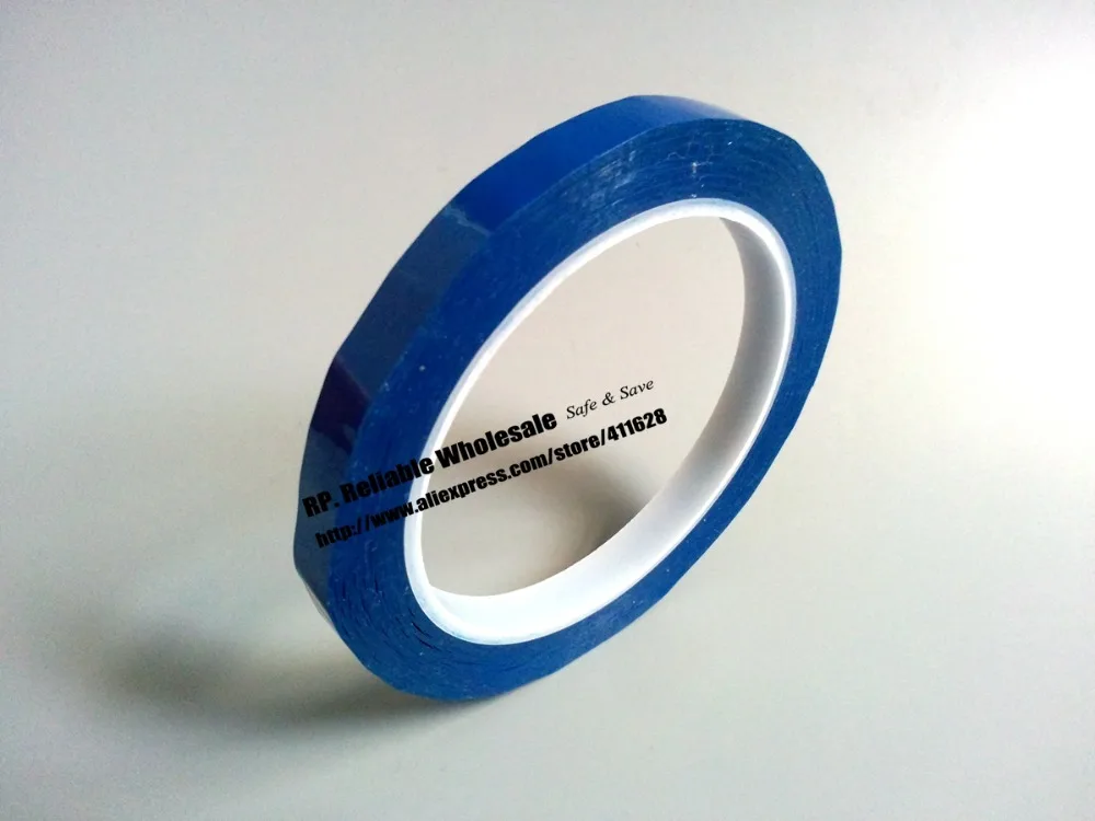 2mm 3mm 4mm 5mm choose *66M Single Adhesive Mylar Tape for Transformer, Coil, Motor Pack, Insulate , Blue