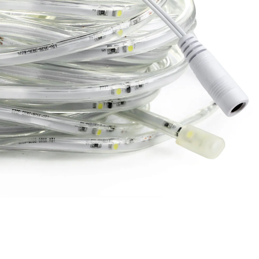 최고의 품질 DC 10M 3528 SMD 120LED IP67 등급 방수 무지개 요정 정원 문자열 조명 램프 흰색 야외 정원 조명 Y7