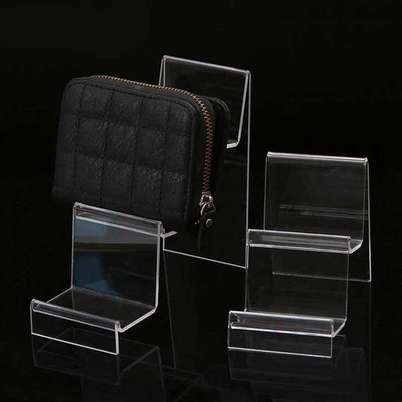 Hot Acrylic Transparent Display Shelf Mobile book Wallet Glasses Rack Multilayers Cellphone Jewellery Display  Stand Packaging