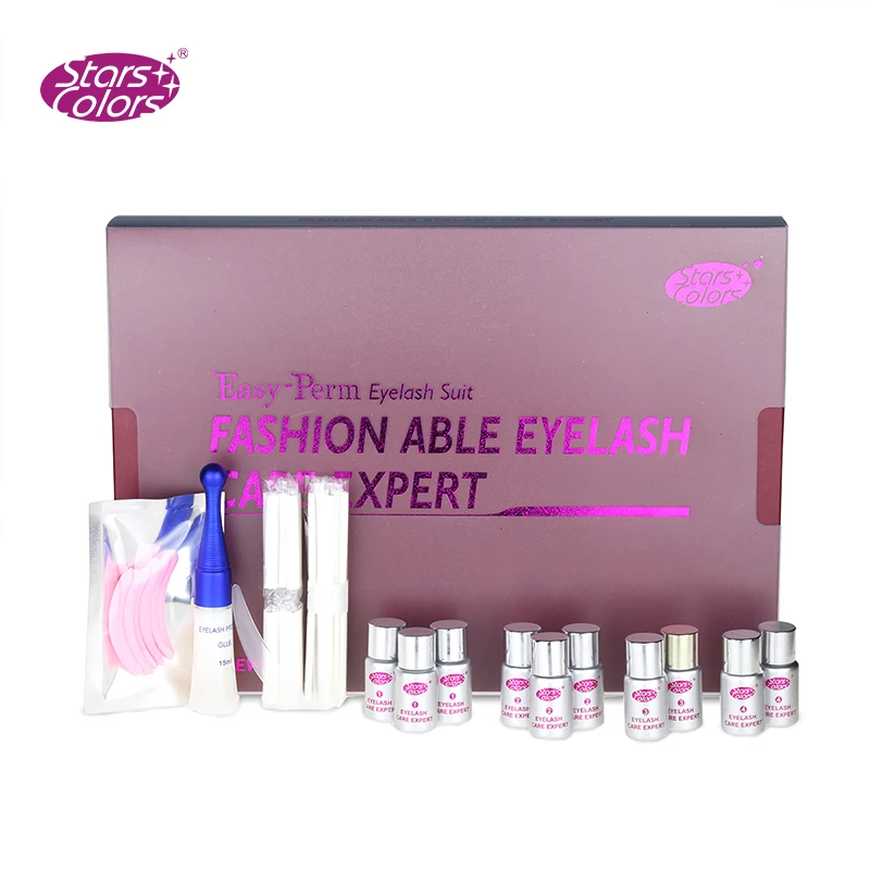 Eyelash Perm Kit for Eyelashes Perming Curling Up To 3 Months Eye Lashes Permanent Lotion Full Solution Kit Set