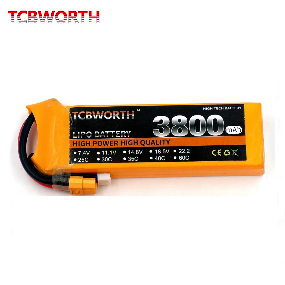 RC Airplane LiPo Battery 3S 11.1V 3800mAh 35C 60C For RC Helicopter Car Boat Quadcopter Drone Tank 3S Li-Polymer Batteries