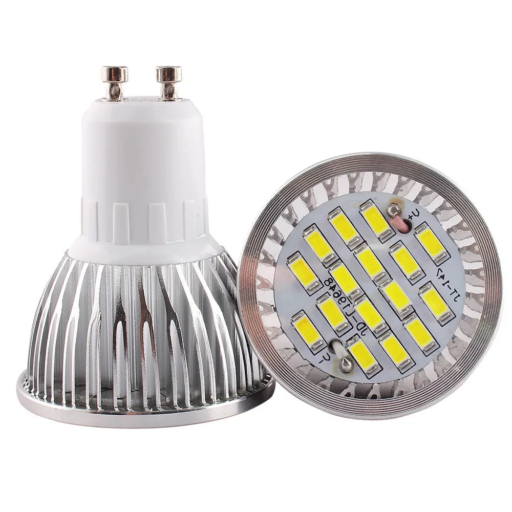 

10pcs NEW LED Spotlight GU10 lamp 9W AC 220-240V Aluminum Body 5730 SMD 16LEDs Cold White/Warm White LED Bulbs lighting