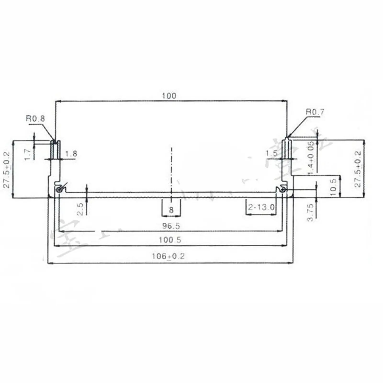 150x105x55mm Aluminum Enclosure PCB Shell Cooling Box Case Split Type