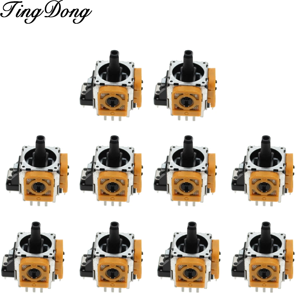 TingDong 30pcs/lot Right / Left 3D Analog Stick Joystick Sensor for Playstation 4 pro PS4 pro Controller Dualshock 4