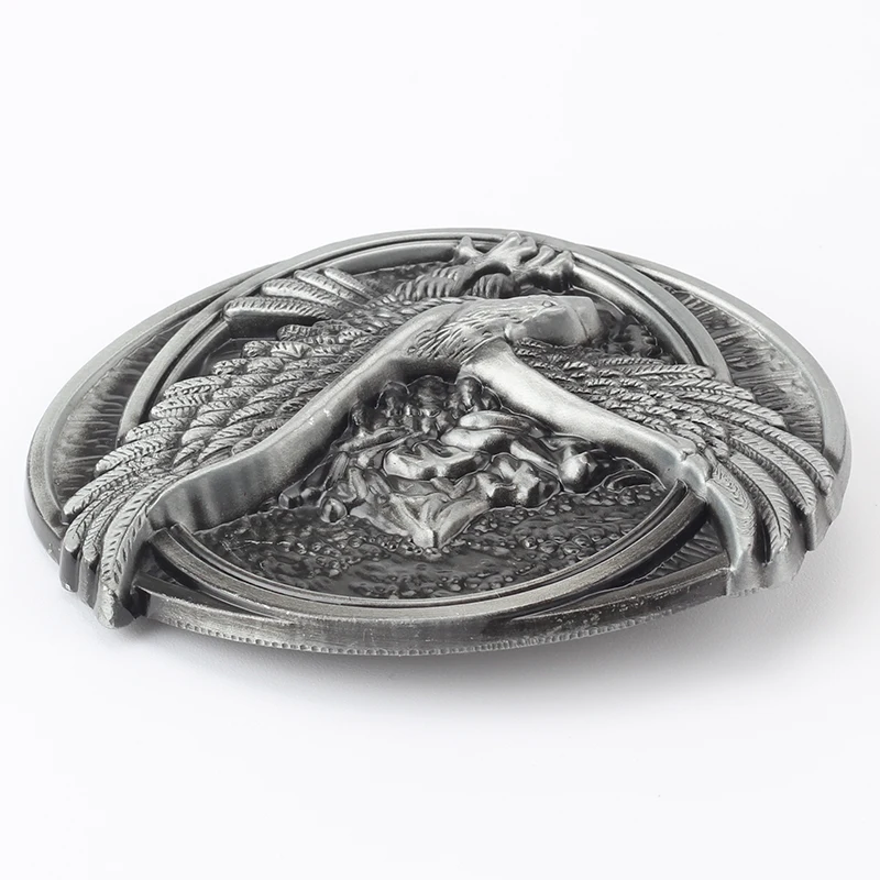 The eagle Spread  wings metal belt buckle