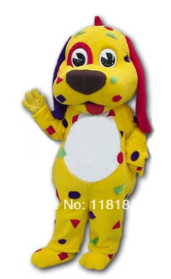 

MASCOT Yellow Dog Puppy mascot costume custom fancy costume anime cosplay kits mascotte fancy dress carnival costume