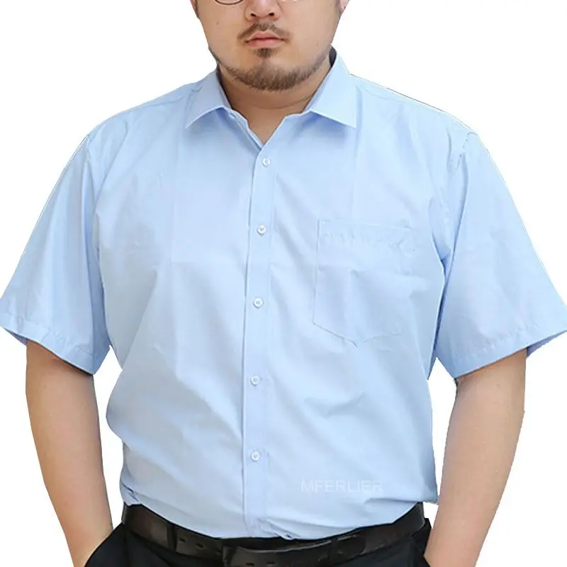 Summer Plus Size Men Shirt 7XL 8XL 9XL 10XL 160kg Short Sleeve Large Size Men Shirts