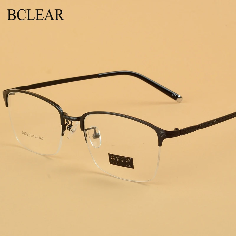 

BCLEAR Eye Glasses Men Women Eyeglasses Frame for Male Optical Lens Prescription for Men's Myopia Diopter Eyeglass Square Retro