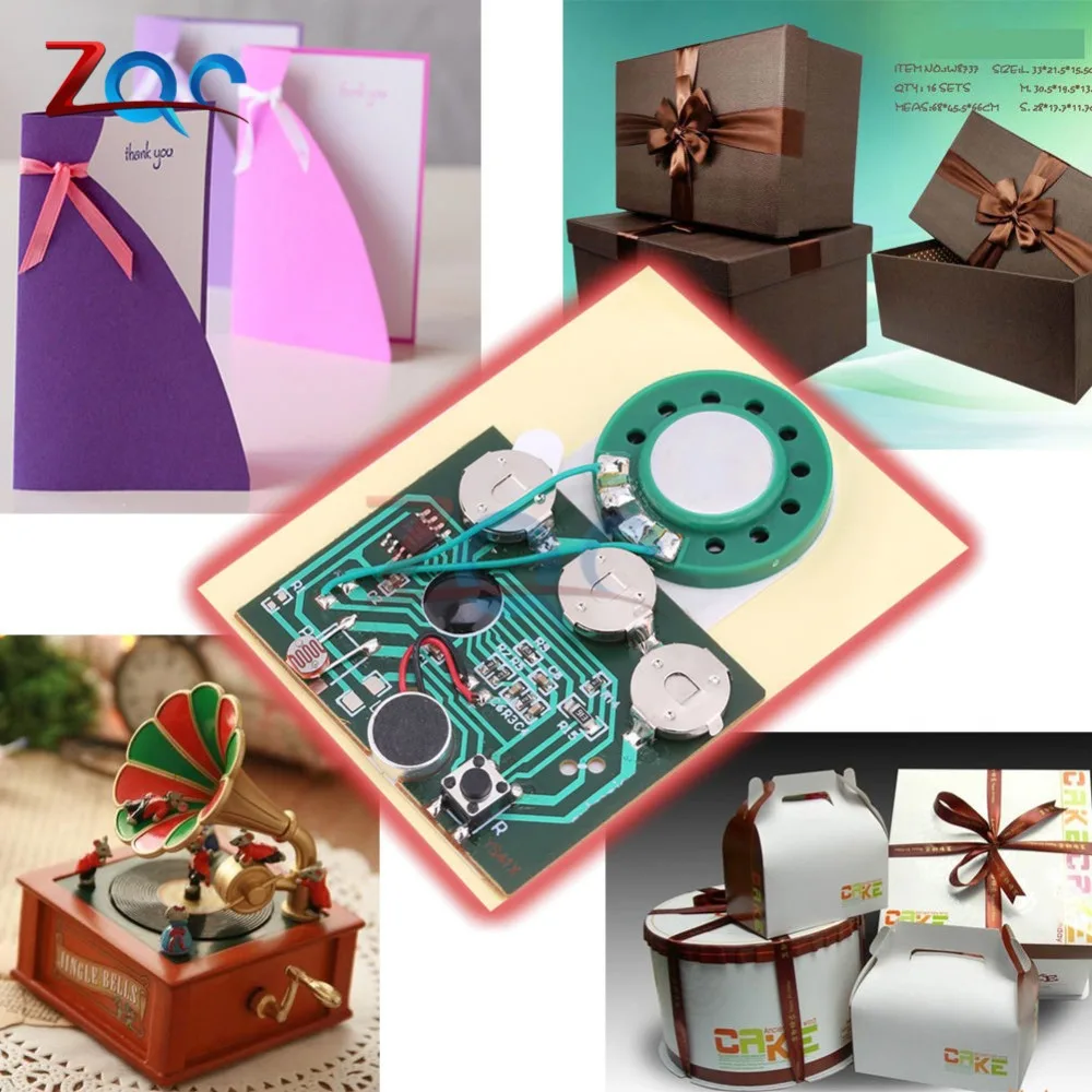 30 Seconds Photosensitive Sound Voice Audio Music Recordable Recorder Board Chip Programmable Music Module for Greeting Card DIY