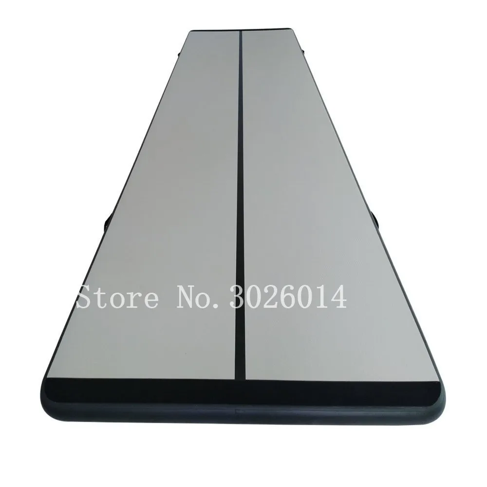 6*1*0.2m ยิมนาสติก AirTrack Tumbling Mat Air Track เสื่อชั้นพร้อมปั๊มลมไฟฟ้าสําหรับ Home /Trai