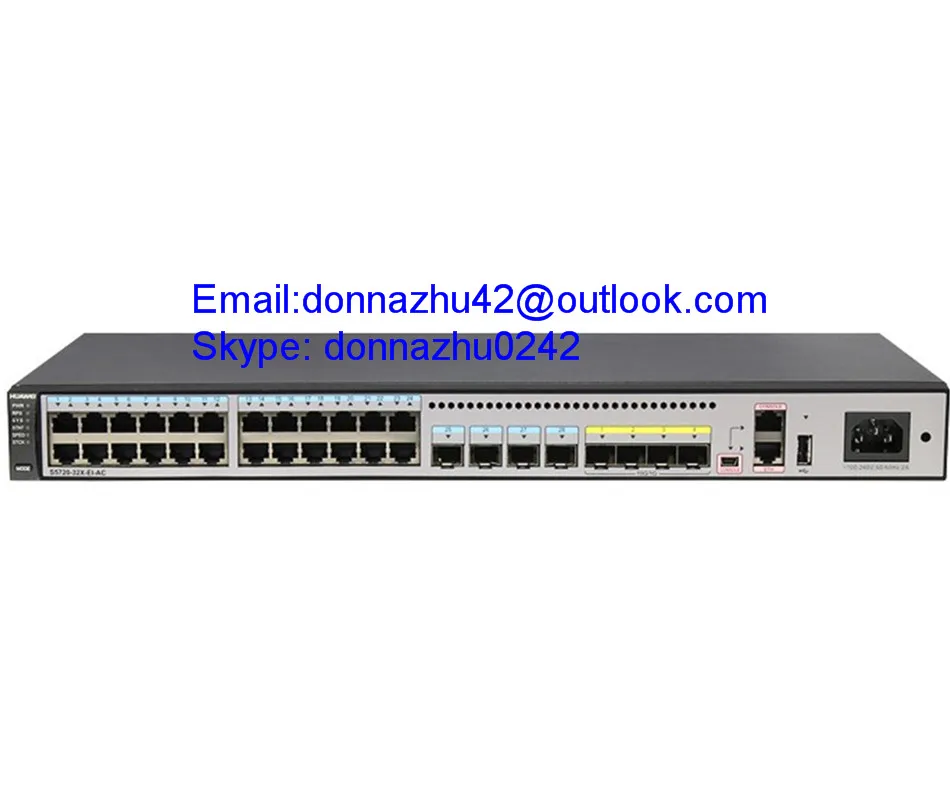 S5720 - 32X - EI - AC 24อีเทอร์เน็ต10/100/1,000พอร์ต, 4 GIG SFP, 4x10 GIG SFP +