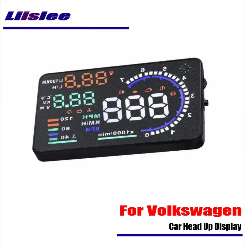 For Volkswagen VW Passat/CC 2010-2019 AUTO OBD2 HUD Car Head Up Display Saft Driving Screen Projector Reflecting Windshield