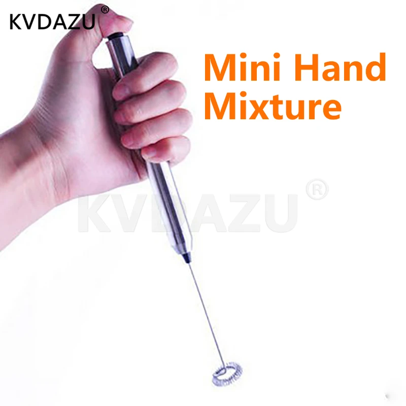 

Mini Handheld electric Milk Frothers 2 Whisk Hand Milk Foamer Kitchen Mixer for Cappuccino Coffee Egg Beater Drinks Blender