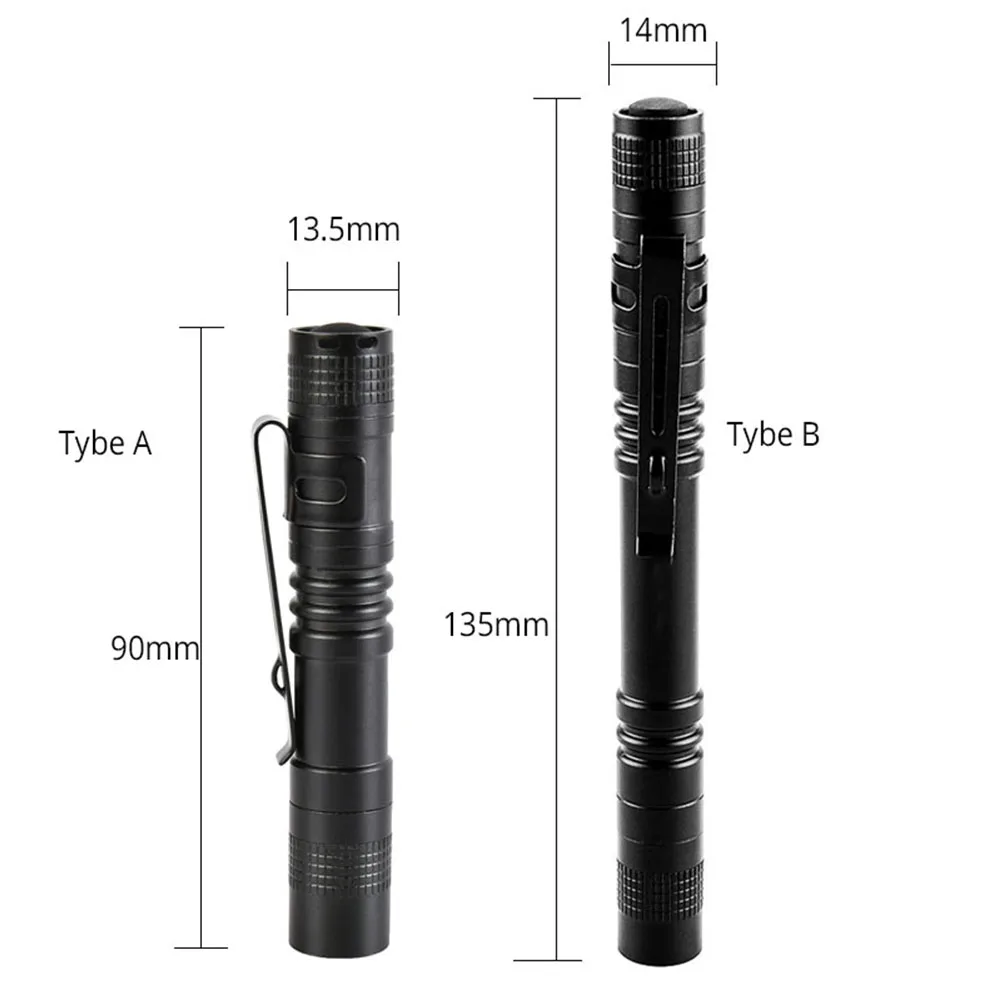 LED Pen Flashlight Pocket-size LED Pen Torch Portable Mutifunction Flashlight for Specialist Repairing Working Doctor Mechanic