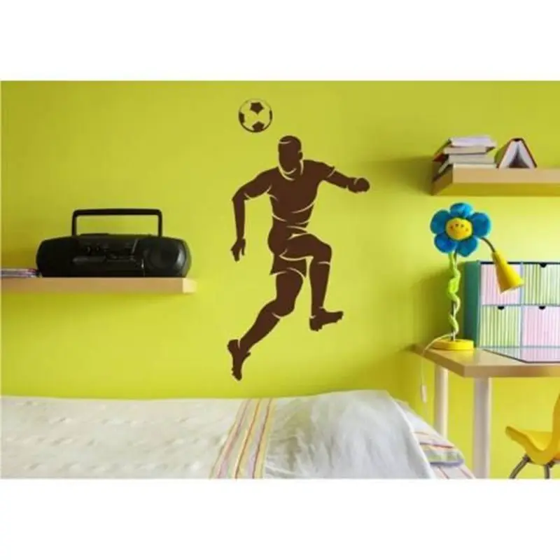 Football Sticker Soccer Decal Kids Room Posters Vinyl Wall Decals Car Parede Decor Mural Football Sticker