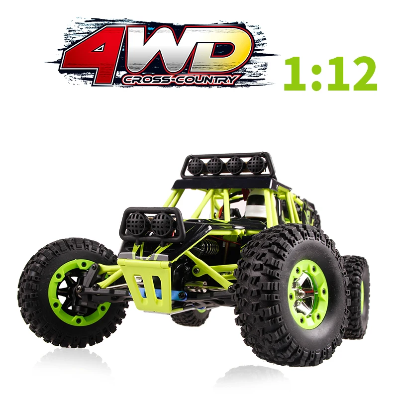 RC Car WLtoys 12428 4WD 1:12 2.4G 50km/H High Speed Monster Truck Radio Control RC Buggy Off Road RTR Adult Toy Children Gift