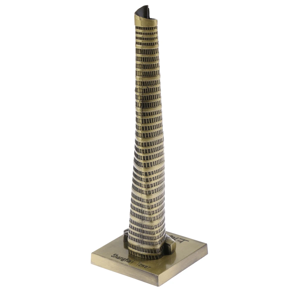 SHANGHAI TOWER CHINA ARCHITECTURE BUILDING REPLICA COLLECTIBLE SOUVENIR 4\'\'